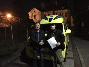 Друга каретка швидкої медичної допомоги вирушила до України