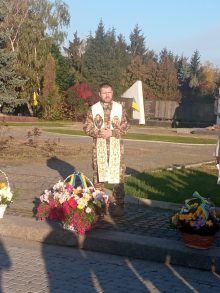 Наш капелан взяв участь у заходах у День Захисників та Захисниць України!